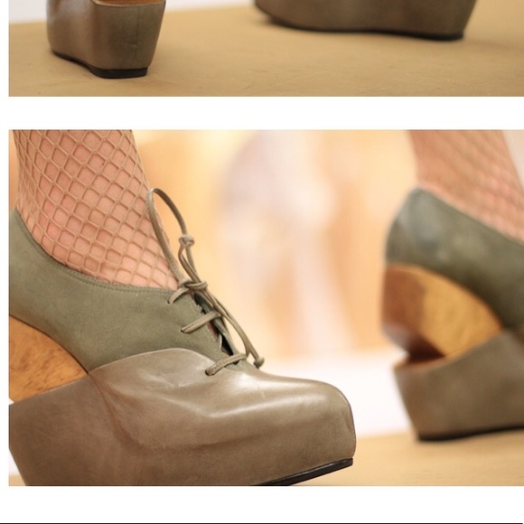 All Saints Shoes - ALLSAINTS Wood Wedges Size 8